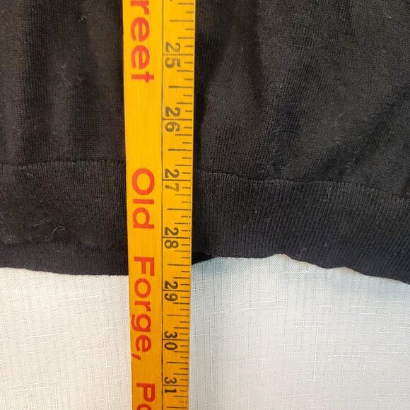 Express Black Open Shoulder Dolman Sleeve Top Medium - Picture 10 of 11